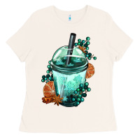 Bone Winter Bobba Cup Ladies Tee - FaDigitalArtStudio