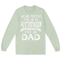 Matcha auctioneer dad father's day gifts father daddy men t shirt Long Sleeve Tee - artisFamous