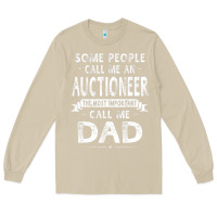 Mushroom auctioneer dad father's day gifts father daddy men t shirt Long Sleeve Tee - artisFamous