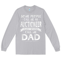 Moon Dust auctioneer dad father's day gifts father daddy men t shirt Long Sleeve Tee - artisFamous