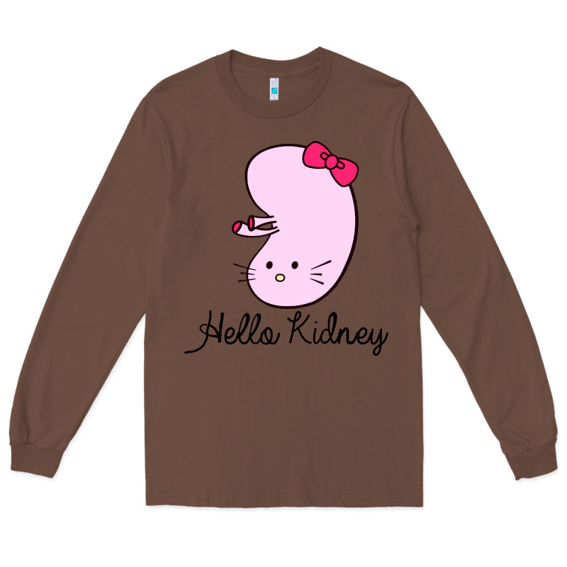 Hello Kidney Long Sleeve Tee by artisFamous | Teevron