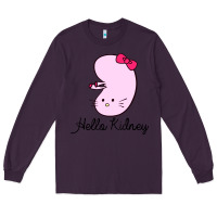 Plum hello kidney Long Sleeve Tee - artisFamous