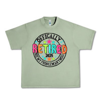 Oil Green Officially Retired 2025 not my problem anymore Urban Heavy Tee - CowhideDigitalArt