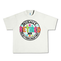 Pistachio Officially Retired 2025 not my problem anymore Urban Heavy Tee - CowhideDigitalArt