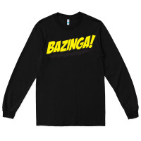 Black Bazinga! Long Sleeve Tee - artisFamous