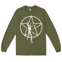 Army Green Rush Explosion Long Sleeve Tee - artisFamous