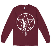 Burgundy Rush Explosion Long Sleeve Tee - artisFamous