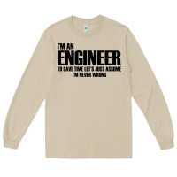 Mushroom i'm an engineering Long Sleeve Tee - artisFamous