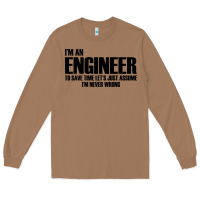 Toasted Coconut i'm an engineering Long Sleeve Tee - artisFamous