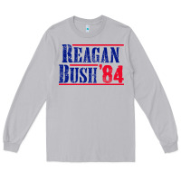 Moon Dust reagan bush '84 Long Sleeve Tee - artisFamous