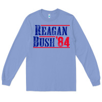 Colony Blue reagan bush '84 Long Sleeve Tee - artisFamous