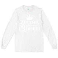 White drama queen Long Sleeve Tee - artisFamous