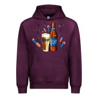 Mauve Wine Just Here For The Light Urban Hoodie - Jasminsmagicworld