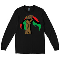 Black black power african license Long Sleeve Tee - artisFamous
