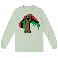 Matcha black power african license Long Sleeve Tee - artisFamous