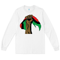 White black power african license Long Sleeve Tee - artisFamous