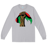 Moon Dust black power african license Long Sleeve Tee - artisFamous