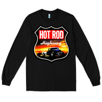Black HOT ROD GARAGE CAR Long Sleeve Tee - artisFamous
