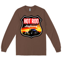 Chestnut HOT ROD GARAGE CAR Long Sleeve Tee - artisFamous