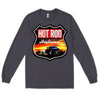 Smoke HOT ROD GARAGE CAR Long Sleeve Tee - artisFamous