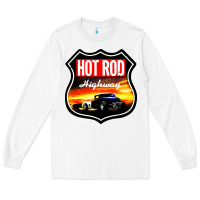 White HOT ROD GARAGE CAR Long Sleeve Tee - artisFamous