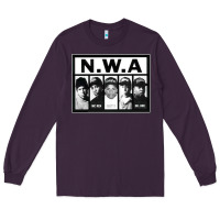 Plum N.W.A Californian hip hop group N.W.A Long Sleeve Tee - artisFamous