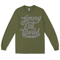 Army Green JImmy Eat World Long Sleeve Tee - artisFamous