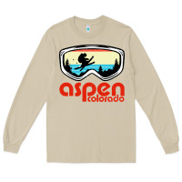Mushroom aspen colorado ski mountain skiing retro vacation Long Sleeve Tee - artisFamous