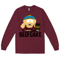 Burgundy beefcake Long Sleeve Tee - artisFamous