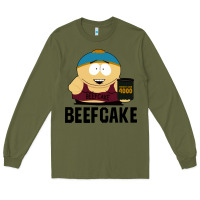 Army Green beefcake Long Sleeve Tee - artisFamous