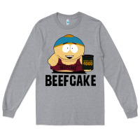 Heather Grey beefcake Long Sleeve Tee - artisFamous