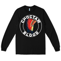 Black choctaw blood Long Sleeve Tee - artisFamous