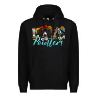 Black love german shorthaired pointers Premium Hoodie - Artiststas
