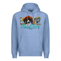 Colony Blue love german shorthaired pointers Premium Hoodie - Artiststas