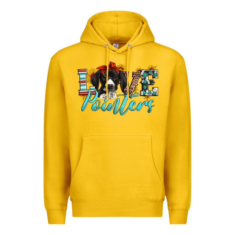 Love German Shorthaired Pointers Premium Hoodie by Artiststas | Teevron