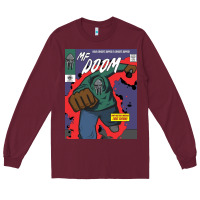 Burgundy Legend Magazine Long Sleeve Tee - artisFamous