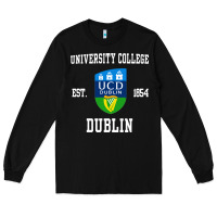 Black university college dublin Long Sleeve Tee - artisFamous