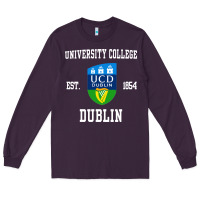 Plum university college dublin Long Sleeve Tee - artisFamous