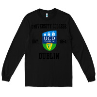 Black university college dublin Long Sleeve Tee - artisFamous