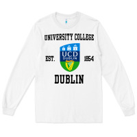 White university college dublin Long Sleeve Tee - artisFamous