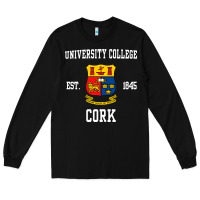 Black university college cork Long Sleeve Tee - artisFamous