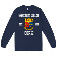 Navy university college cork Long Sleeve Tee - artisFamous