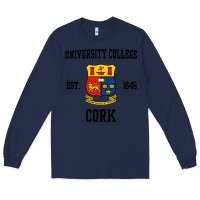 Navy university college cork Long Sleeve Tee - artisFamous