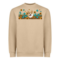 Mushroom western corgi dog Heavyweight Sweatshirt - Jasminsmagicworld