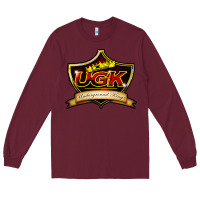 Burgundy ugk underground kingz Long Sleeve Tee - artisFamous