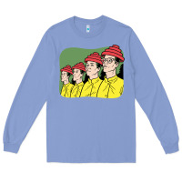 Colony Blue Devo Long Sleeve Tee - artisFamous