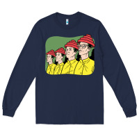Navy Devo Long Sleeve Tee - artisFamous