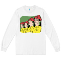 White Devo Long Sleeve Tee - artisFamous