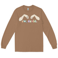 Toasted Coconut ew david schitt's creek Long Sleeve Tee - artisFamous