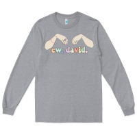 Heather Grey ew david schitt's creek Long Sleeve Tee - artisFamous